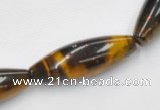 CTE35 15.5 inches 10*30mm rice shape blue tiger eye beads wholesale