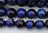 CTE417 15.5 inches 10mm round blue tiger eye beads wholesale