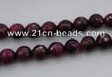 CTE472 15.5 inches 8mm faceted round red tiger eye beads wholesale