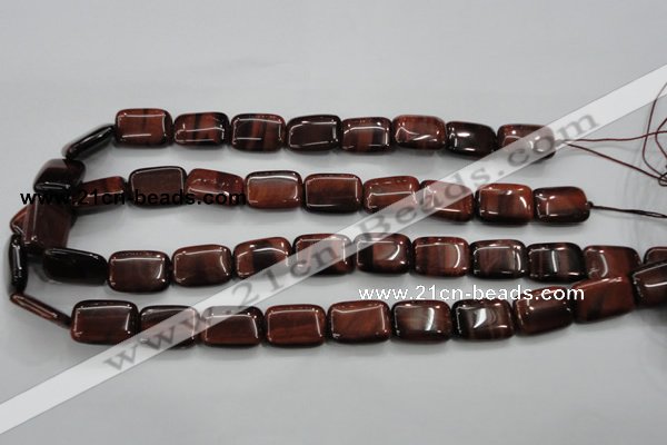 CTE55 15.5 inches 12*16mm rectangle red tiger eye gemstone beads