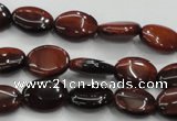 CTE57 15.5 inches 10*14mm oval red tiger eye gemstone beads