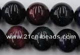 CTE597 15.5 inches 18mm round colorful tiger eye beads wholesale