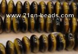 CTE603 15.5 inches 6*12mm rondelle yellow tiger eye beads wholesale