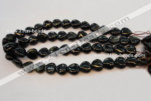 CTE650 15.5 inches 16*16mm heart blue tiger eye beads wholesale