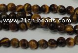 CTE751 15.5 inches 6mm faceted round yellow tiger eye beads wholesale