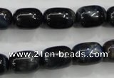 CTE79 15.5 inches 11*15mm drum blue tiger eye gemstone beads