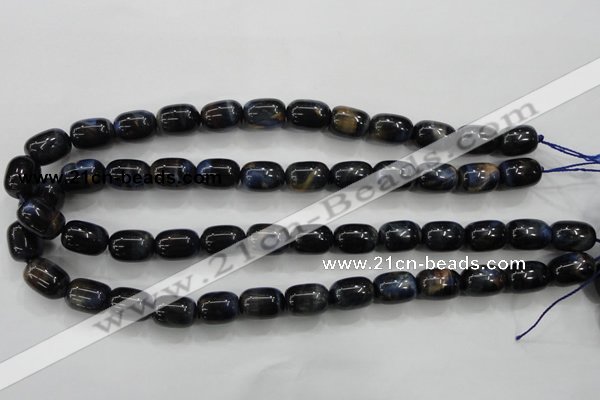 CTE79 15.5 inches 11*15mm drum blue tiger eye gemstone beads