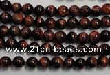 CTE83 15.5 inches 6mm round red tiger eye gemstone beads