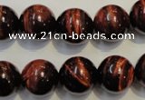 CTE87 15.5 inches 14mm round red tiger eye gemstone beads