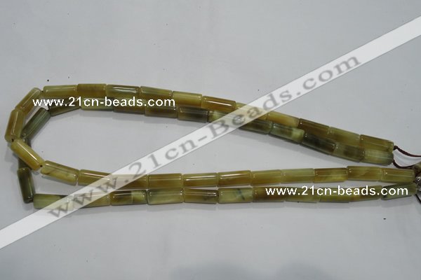 CTE910 15.5 inches 6*16mm tube golden tiger eye beads wholesale