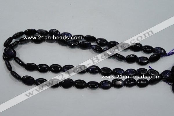 CTE951 15.5 inches 10*14mm oval dyed blue tiger eye beads wholesale