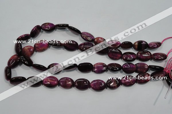 CTE995 15.5 inches 13*18mm oval dyed red tiger eye beads wholesale