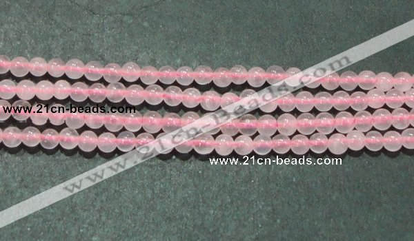 CTG07 15.5 inches 3mm round tiny rose quartz beads wholesale