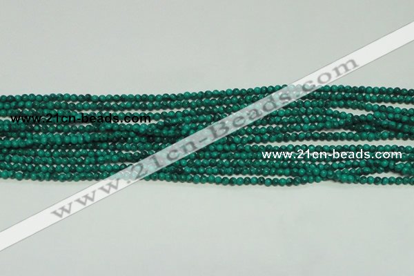 CTG101 15.5 inches 2mm round tiny synthetic malachite beads wholesale