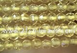 CTG1021 15.5 inches 2mm faceted round tiny citrine beads