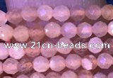 CTG1029 15.5 inches 2mm faceted round tiny moonstone beads