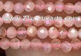 CTG1031 15.5 inches 2mm faceted round tiny moonstone beads