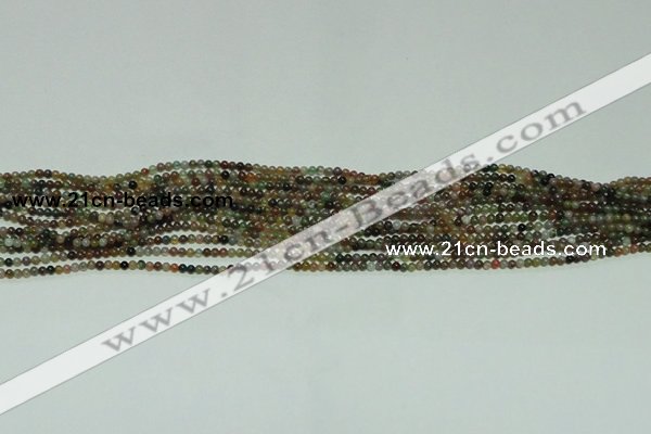 CTG109 15.5 inches 2mm round tiny Indian agate beads wholesale