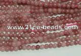 CTG110 15.5 inches 2mm round tiny rhodochrosite gemstone beads wholesale