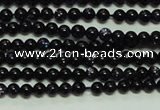 CTG113 15.5 inches 2mm round tiny blue goldstone beads wholesale