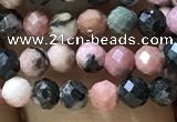 CTG1189 15.5 inches 3mm faceted round rhodonite gemstone beads