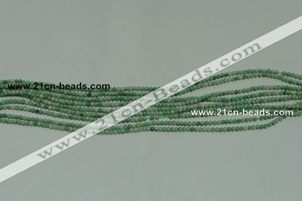 CTG125 15.5 inches 2mm round tiny Qinghai jade beads wholesale