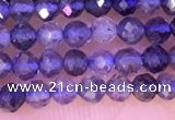 CTG1330 15.5 inches 3mm faceted round iolite beads wholesale