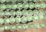 CTG1346 15.5 inches 2mm faceted round prehnite beads wholesale