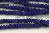CTG1370 15.5 inches 1*1.5mm rondelle tiny lapis lazuli beads