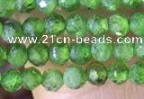 CTG1381 15.5 inches 2mm faceted round tiny diopside quartz beads