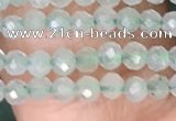 CTG1410 15.5 inches 2mm faceted round prehnite beads wholesale