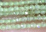 CTG1412 15.5 inches 2mm faceted round peridot beads wholesale