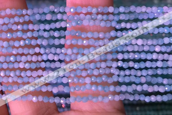 CTG1422 15.5 inches 2mm faceted round amazonite beads wholesale