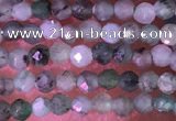 CTG1426 15.5 inches 2mm faceted round emerald gemstone beads