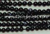 CTG143 15.5 inches 3mm round tiny blue goldstone beads wholesale