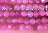 CTG1433 15.5 inches 2mm faceted round ruby gemstone beads