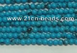 CTG144 15.5 inches 3mm round tiny blue turquoise beads wholesale