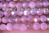 CTG1452 15.5 inches 2mm faceted round AB-color moonstone beads