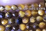 CTG1465 15.5 inches 2mm faceted round yellow tiger eye beads