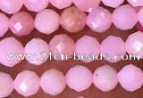 CTG1513 15.5 inches 3mm faceted round pink opal beads wholesale