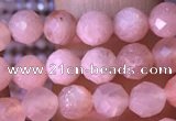 CTG1548 15.5 inches 4mm faceted round moonstone gemstone beads