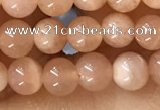 CTG1583 15.5 inches 4mm round moonstone gemstone beads wholesale