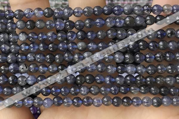CTG1591 15.5 inches 4mm round iolite gemstone beads wholesale