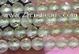 CTG1671 15.5 inches 3mm faceted round tiny peridot beads