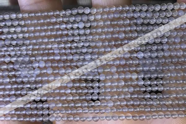 CTG2046 15 inches 2mm,3mm grey agate gemstone beads