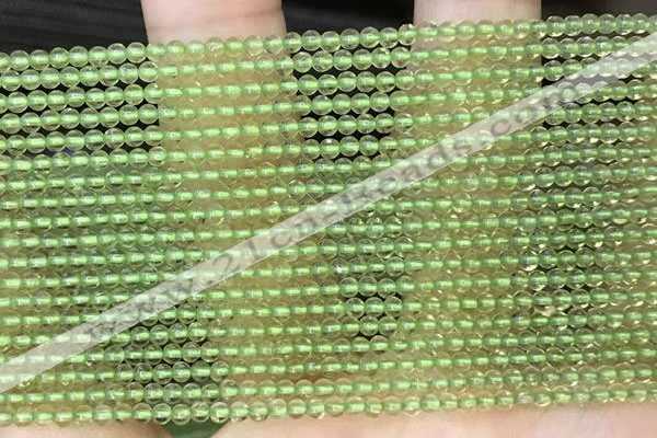 CTG2068 15 inches 2mm,3mm natural olive quartz gemstone beads