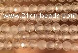 CTG2158 15 inches 2mm,3mm & 4mm faceted round white crystal beads