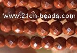 CTG2206 15 inches 2mm,3mm faceted round red jasper beads