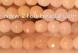 CTG2218 15 inches 2mm,3mm faceted round red aventurine jade beads