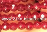 CTG2226 15 inches 2mm,3mm faceted round candy jade beads